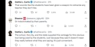 South Carolina teacher was reported by students for teaching Ta-Nehisi Coates' "Between the World and Me". (Image via X/@Phil_Lewis_)